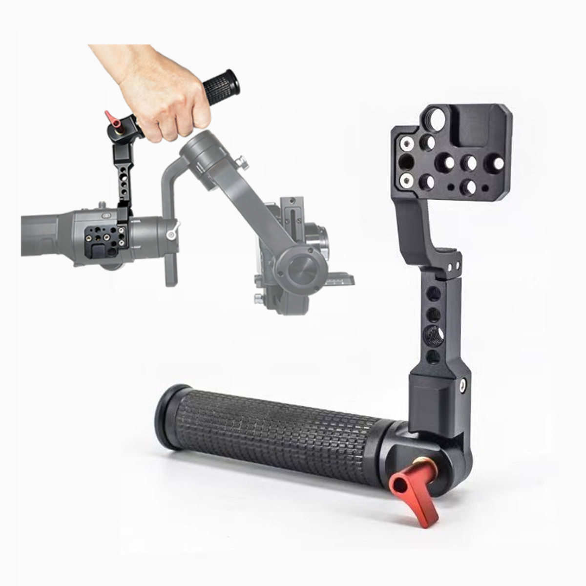 Adjustable Monitor Mount - مقبض مريح لحامل كاميرا DJI Ronin